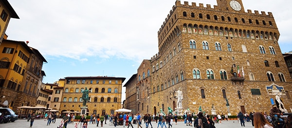 Palazzo Vecchio in Florence Italië 