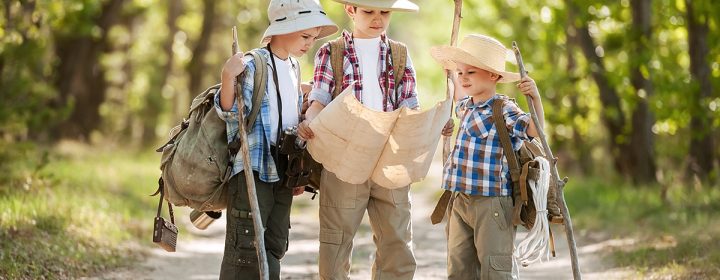 Vier speurtochten op en om de camping