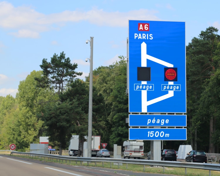 Toll-free routes France and Spain