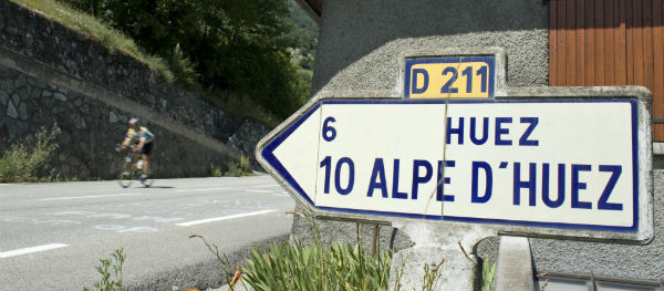 Just like in the Tour de France; climb the Alpe d'Huez