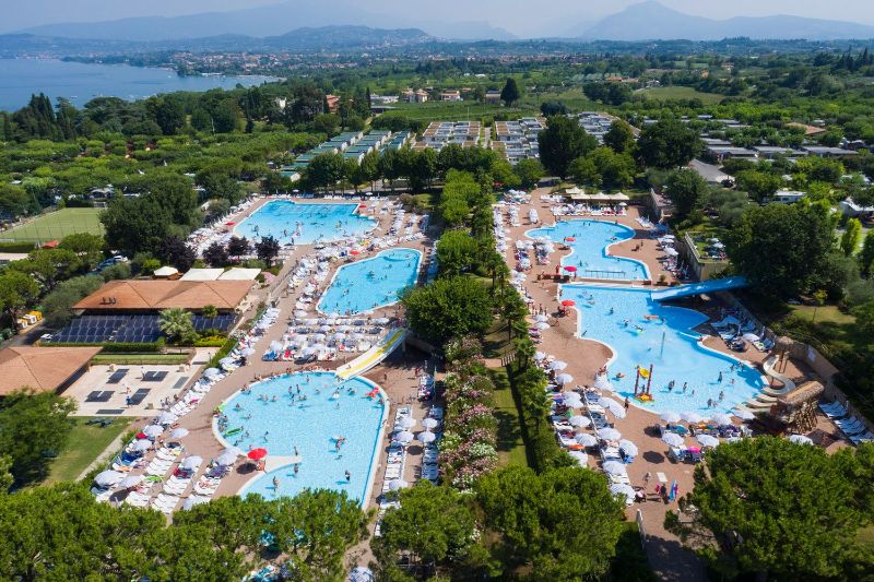 Campingplatz mit Wasserpark in Italien