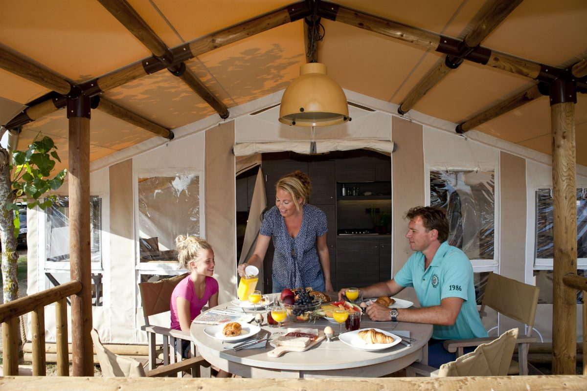 Het gemak van glamping