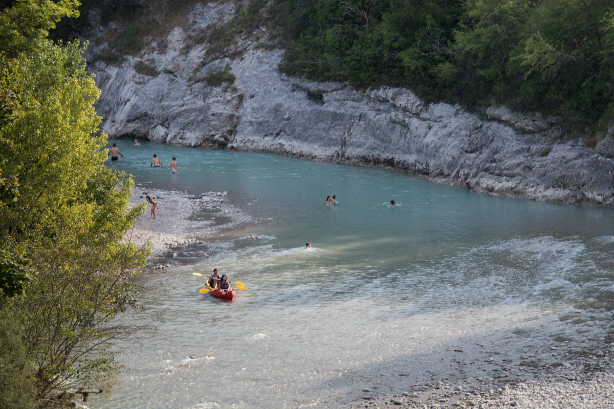 Kanoën in de Ardèche