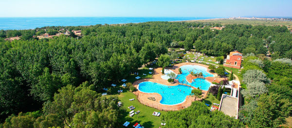 Het zwemparadijs van Camping Le Sérignan Plage