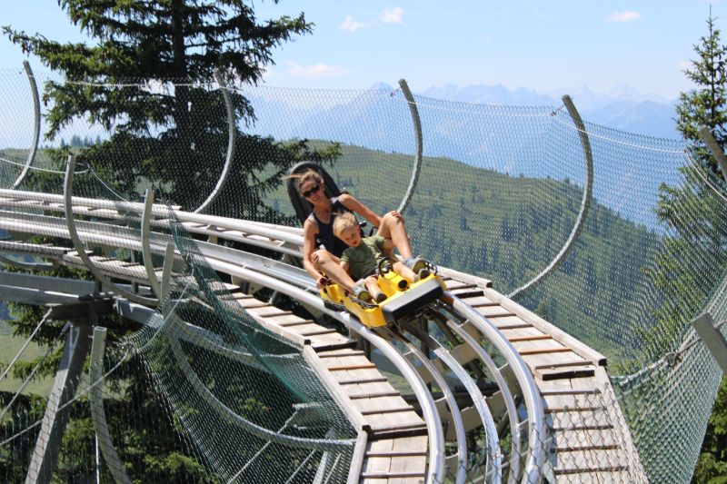 Toboggan run Alpbach Oostenrijk