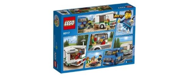 Lego City busje en caravan