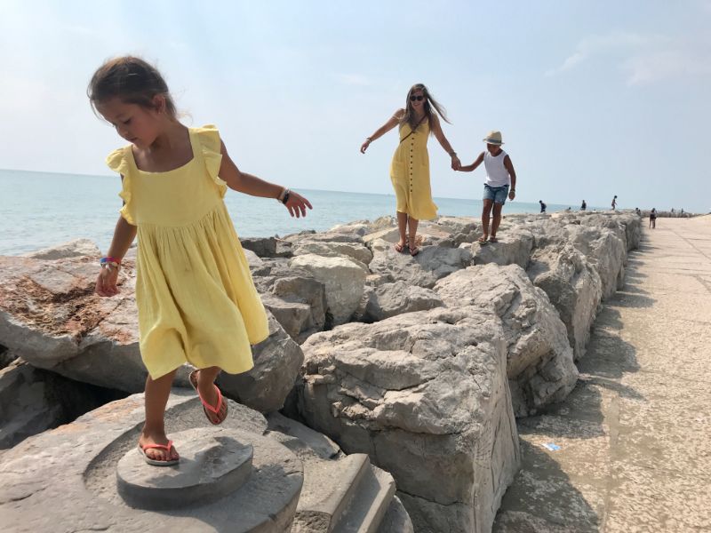 De pier in Caorle