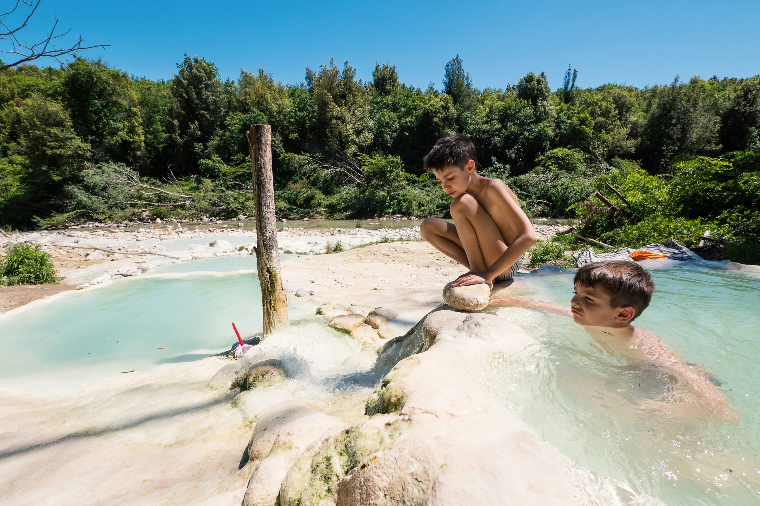 Warmwaterbronnen Italië natuur