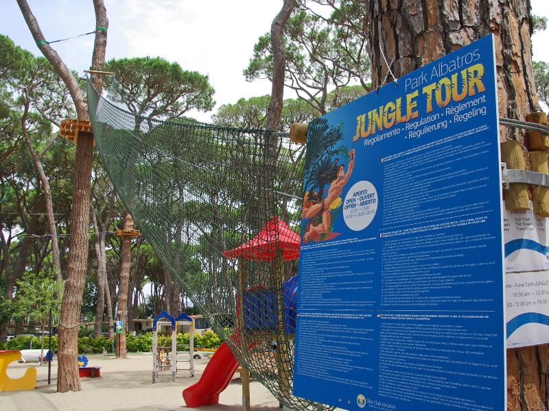 Jungle Tour op Camping Park Albatros.