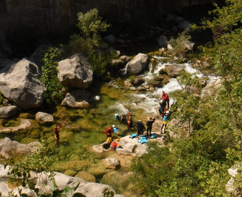 Canyoning Cetina Kroatië