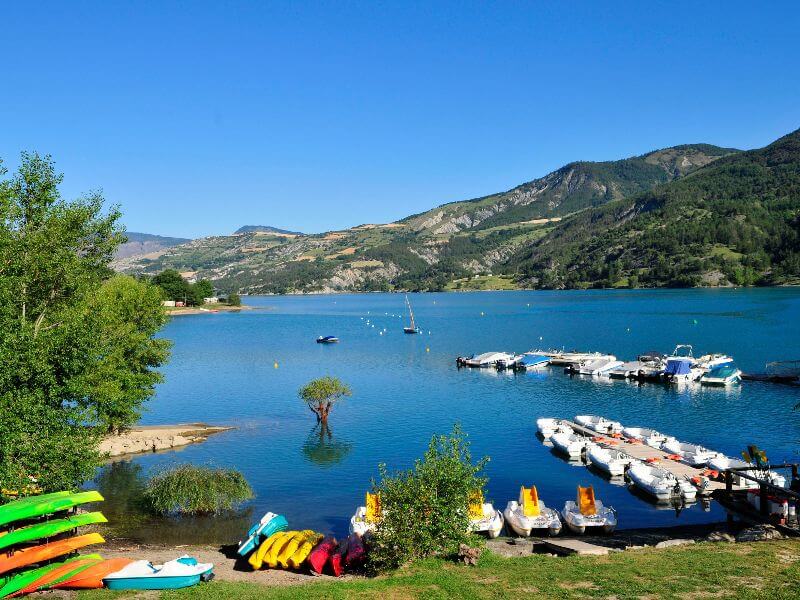 Het meer van Serre-Ponçon.