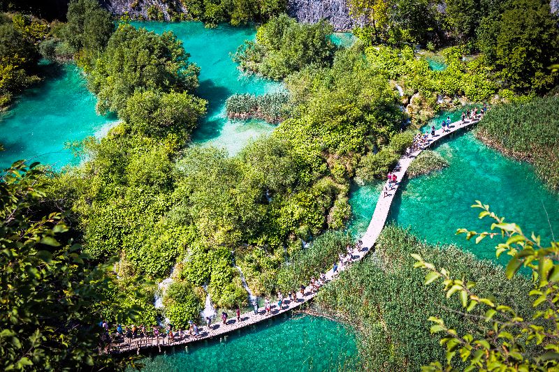 Pad door Plitvice National Park