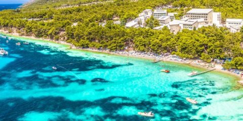 5 campings aan een zandstrand in Kroatië