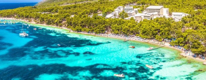 5 campings aan een zandstrand in Kroatië