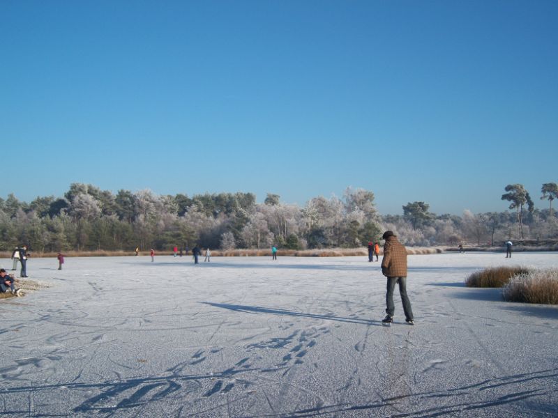 Schaatsen op Hatertse vennen