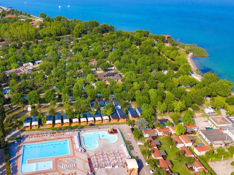 Kleinschalige camping aan het Gardameer met SunLodges