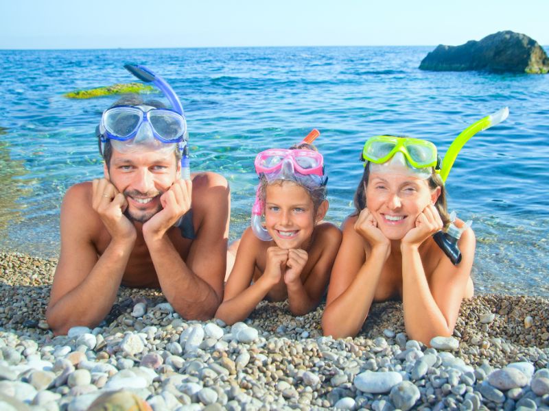 Duiken en snorkelen bij de camping