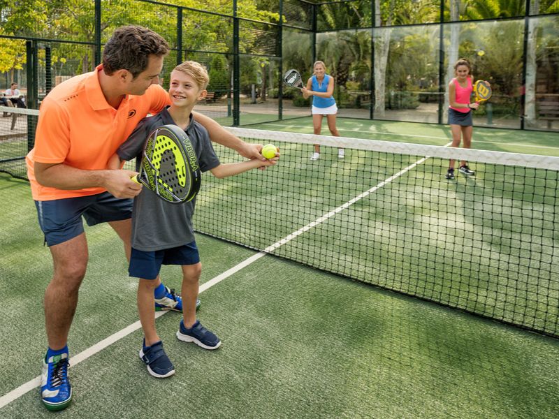 Padel op de camping