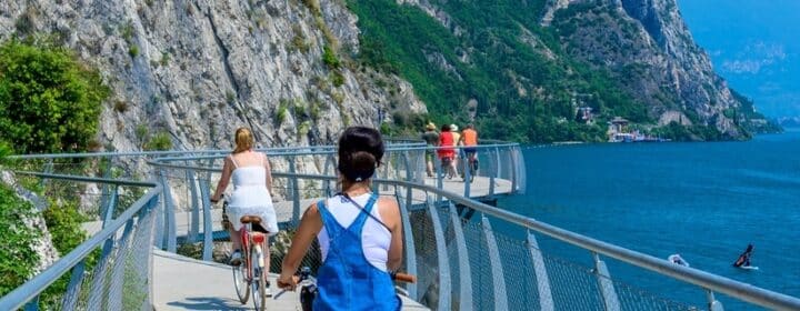 Mooie fietsroutes langs het Gardameer