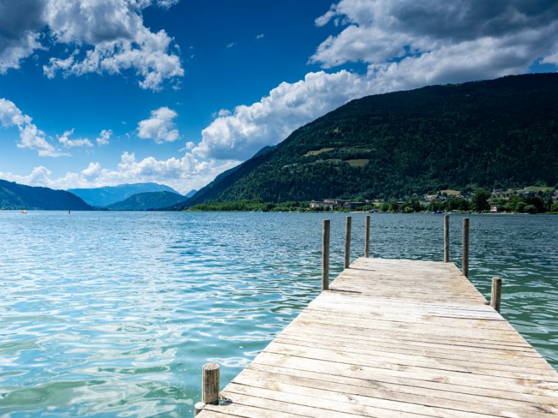 Wat te doen aan de Ossiacher See: zwemmen in de Ossiacher See