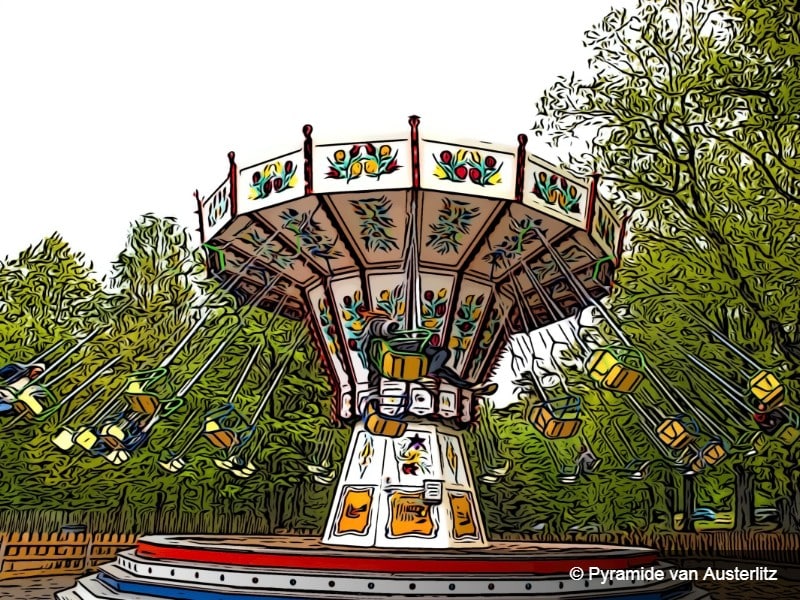 Restaurant Pyramide van Austerlitz met speeltuin