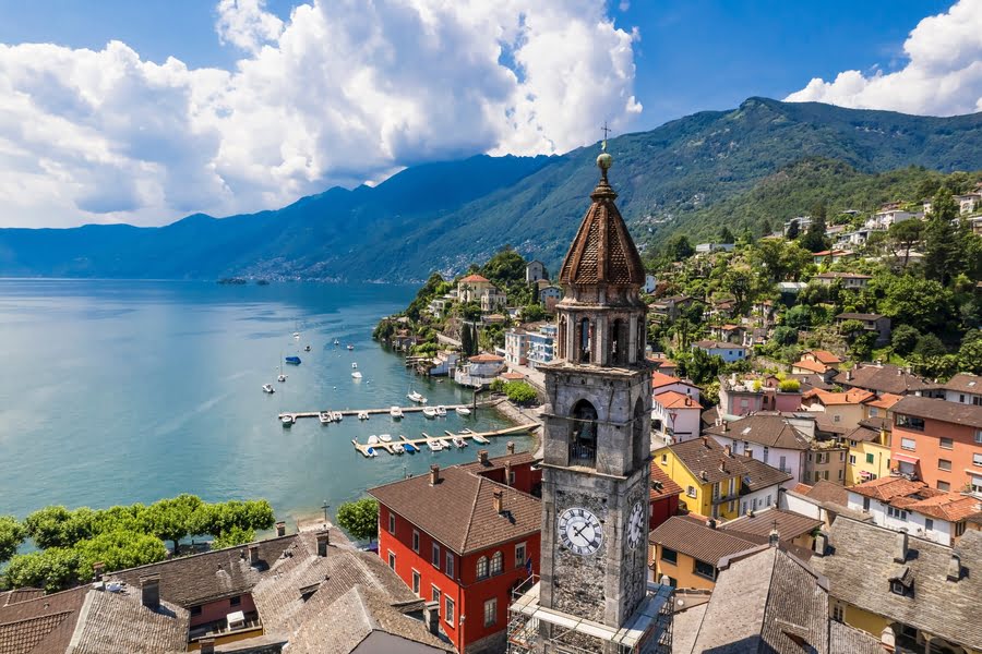 Het Zwitserse plaatsje Ascona
