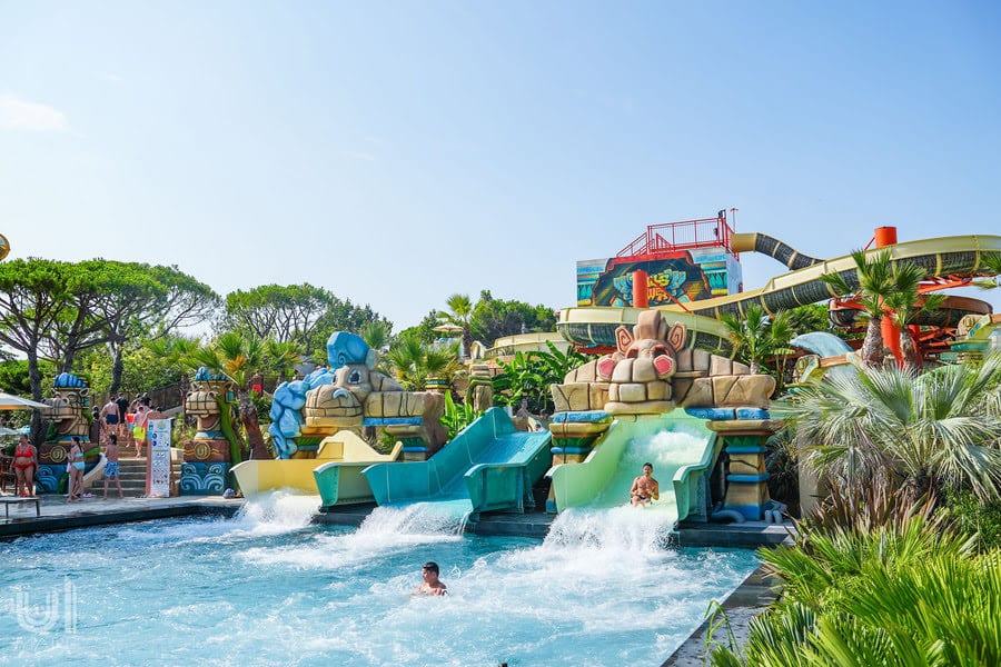 Waterattractie Speedy Falls op Camping Union Lido Mare