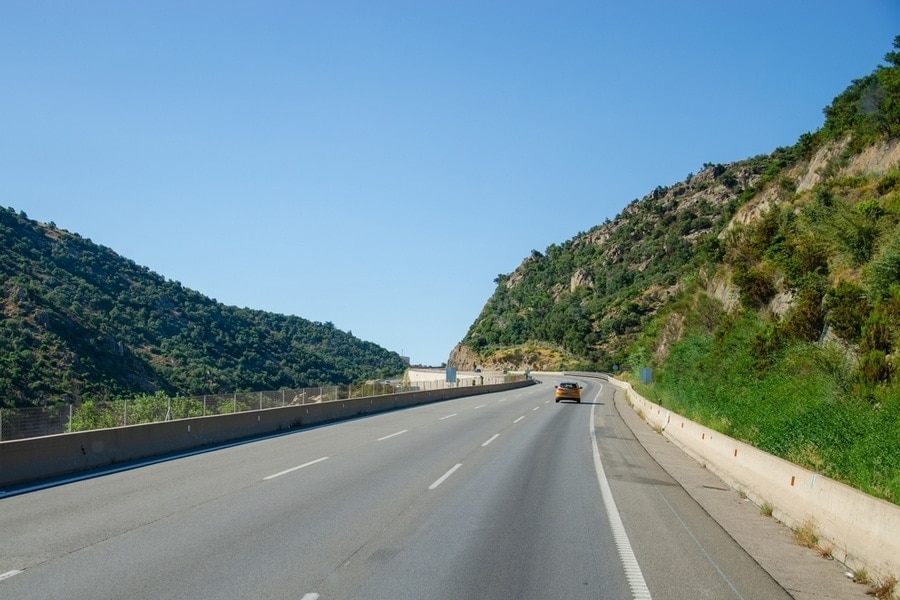 snelweg Zuid-Frankrijk