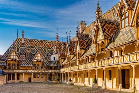 Het Hôtel-Dieu des Hospices Civils in Beaune